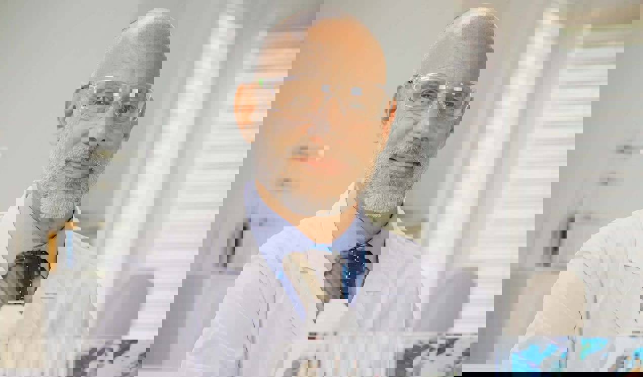 cinclus pharma male scientist looking in to camera smiling