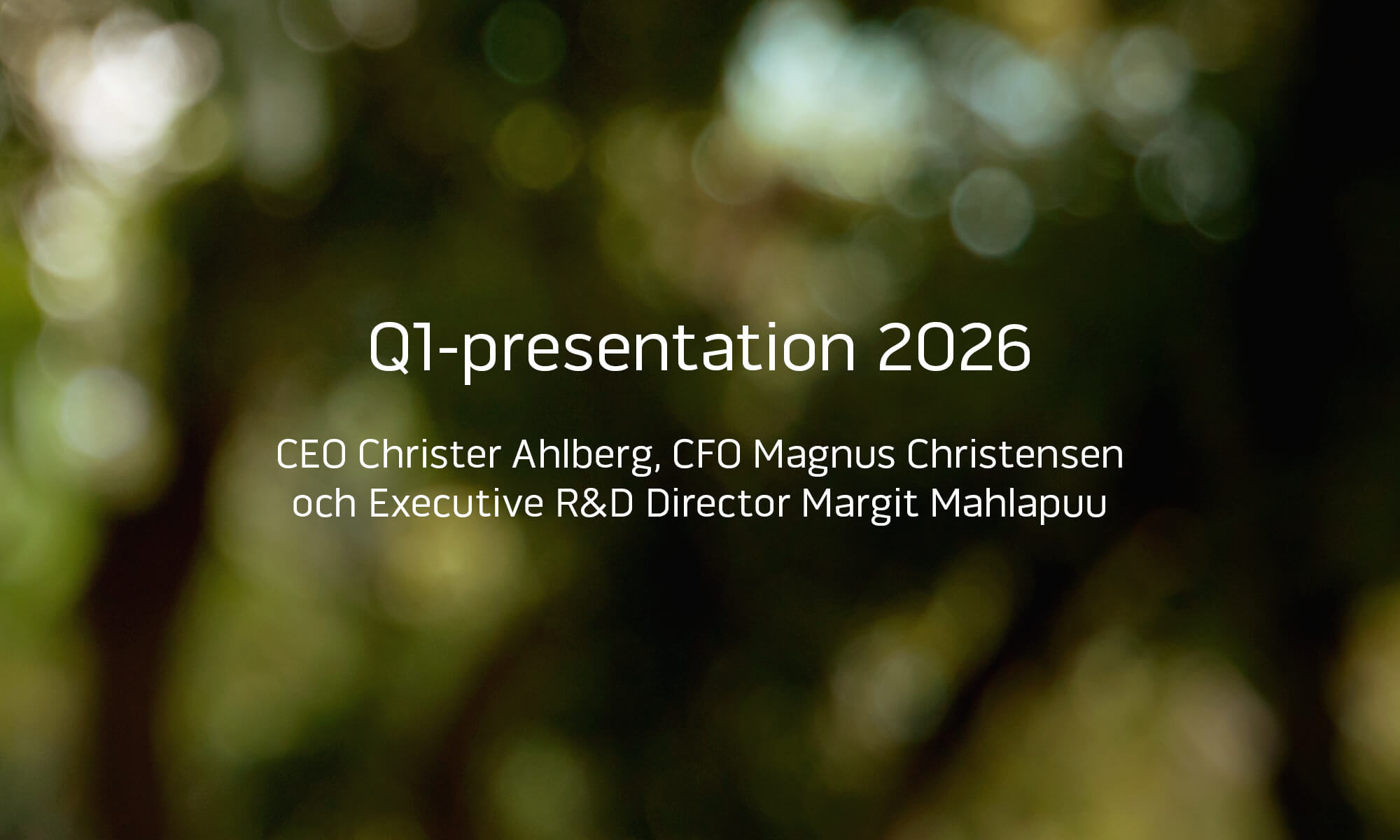 Cinclus Presentationer Q1 Sv