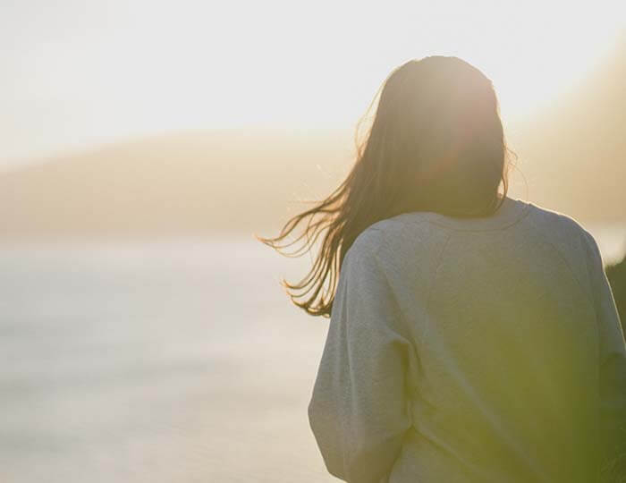 cinclus pharma woman watching sunset